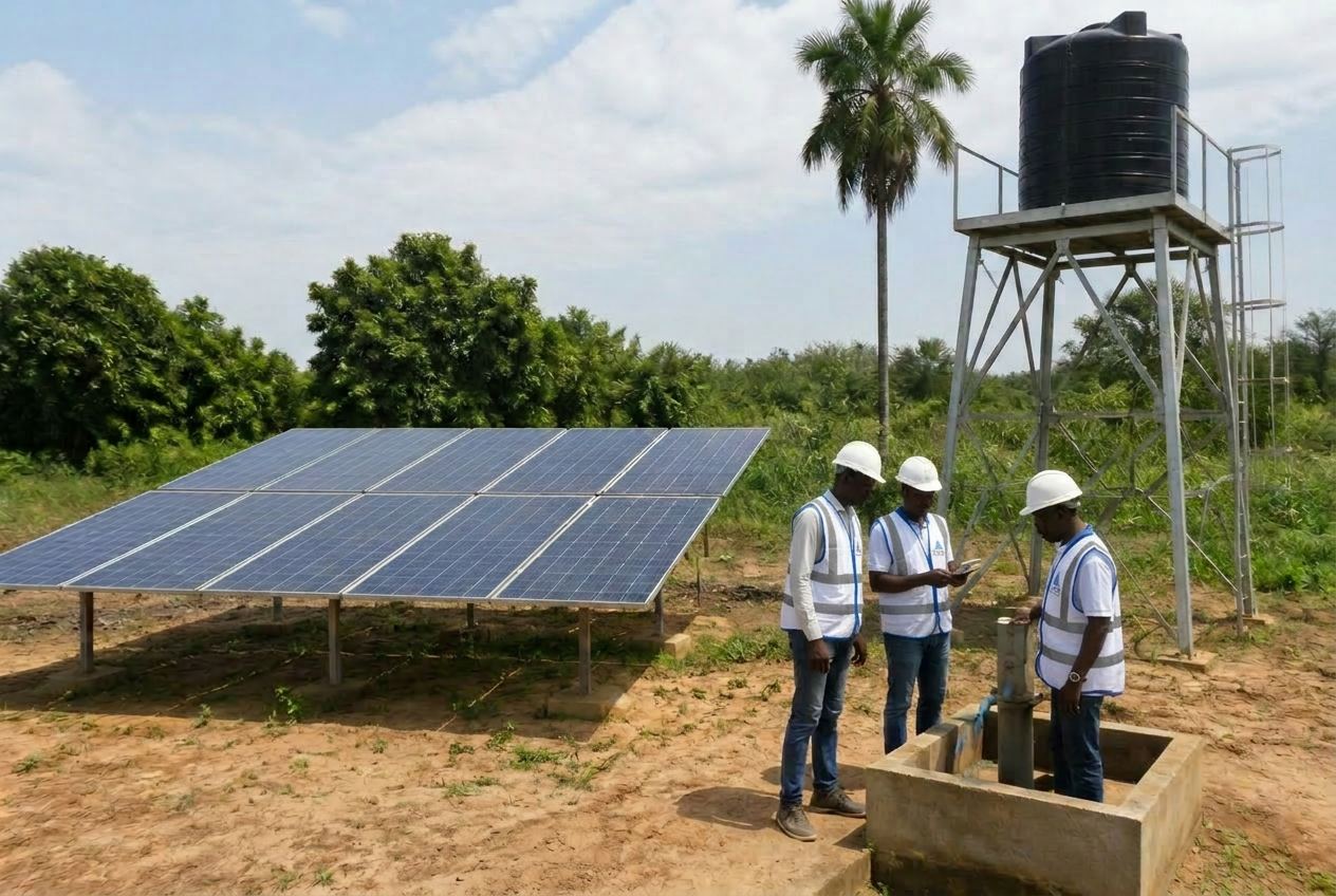 Installation de systèmes solaires de pompage